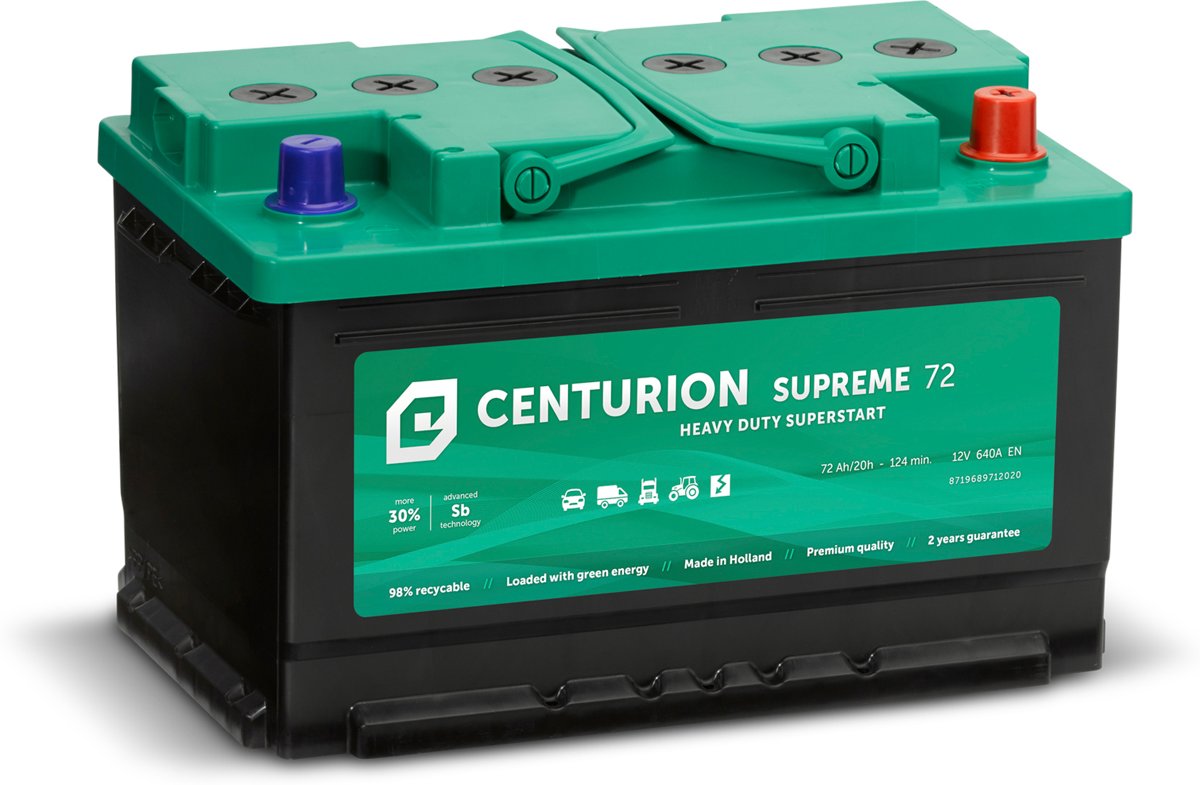 Centurion Supreme accu 72Ah 12V | Auto, bestelbus